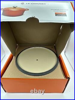 (0015) Le Creuset Signature 5.5 qt Round Dutch Oven Deep Teal (LS2501-267DSS)