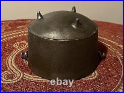 Antique 1960's Small 3-Footed Birmingham Stove & Range Co. Cast Iron Dutch Oven