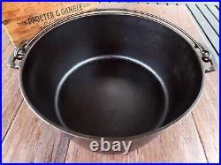 Antique ERIE Pre-Griswold #10 Cast Iron Dutch Oven & Matching Cover Restored