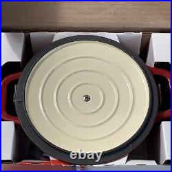 Chasseur 2.5 qt. Round Dutch Oven Red Enameled Cast-iron France 20cm. PUC472003