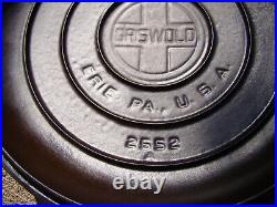 GRISWOLD No. 9 TITE-TOP Self Basting Dutch Oven LID ONLY 2552A 1920