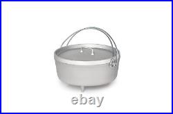 GSI Outdoors Aluminum 12' Dutch Oven Dutch Oven with Fixed Legs for Camping