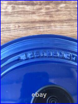 Le Creuset #23 Oval Dutch Oven 2 3/4 Qt. Cobalt Royal Blue Cast Iron