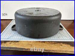 Le Creuset #31 Gray Cast Iron Oval Dutch Oven with Lid Made in France