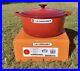 Le Creuset 7.25 qt Classic French Dutch Oven Cerise Cherry Red New In Box 7 1/4