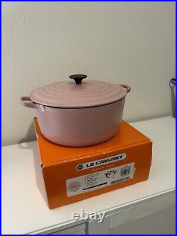 Le Creuset Dutch Oven 7.25 Quart Chiffon Pink NIB