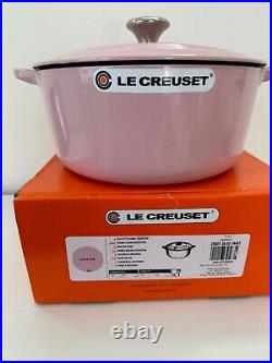 Le Creuset Dutch Oven 7.25 Quart Pink NIB Glossy Finish