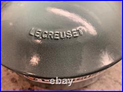 Le Creuset Legumier Dutch Oven Cast Iron Legumier Ombre Green #24 NWOB RARE