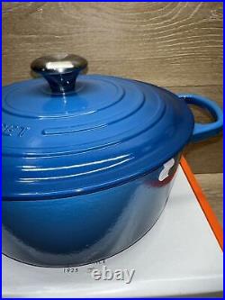 Le Creuset Round Dutch Oven, 5.5qt, Blue, Brand New