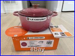 Le Creuset Signature 3.5 Qt BERRY Round Dutch Oven Berry Color VERY RARE