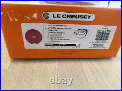 Le Creuset Signature 3.5 Qt BERRY Round Dutch Oven Berry Color VERY RARE
