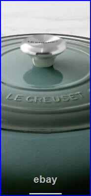 LeCreuset NEW 7.25Qt Signature Round Dutch Oven, Ocean Blue