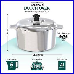 MAGNAWARE Quality Cast Aluminum Dutch Oven 5 QT Like MAGNALITE