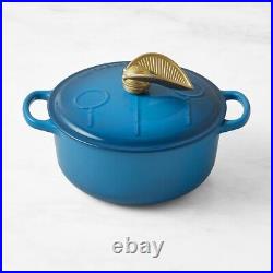 New sealed Le creuset HARRY POTTER Golden Snitch Quidditch Dutch Oven