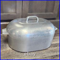 Sidney O Wagner Ware MAGNALITE 4267-P Aluminum 13 QT Dutch Oven Turkey Roast Pan