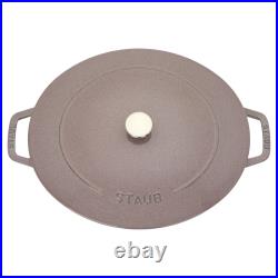 Staub Cast Iron 6.25-qt Shallow Oval Dutch Oven