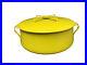 Vintage Dansk Kobenstyle IHQ Yellow Enamel 10Qt Pot Dutch Oven with Lid-XL