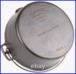Vintage Wagner Ware Drip Drop No 8 Cast Iron Round Roaster/Dutch oven Ex Cond