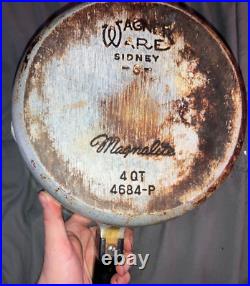 Vintage Wagner Ware Sidney Full Set 1.5QT, 2QT, 2QT, 3QT, 4QT, & Large Roaster
