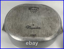Vintage Wagner Ware Sidney O Magnalite 4265 Roaster Dutch Oven Lid Trivet