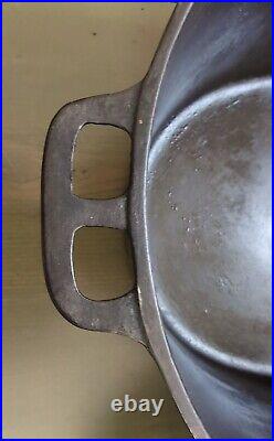 Wagner Ware No. 9 Cast Iron Oval Roaster With Lid Dutch Oven #9 p/n 1289