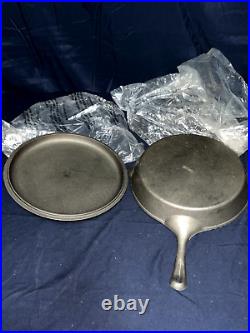 Wenzel 1887 Cast Iron cookware Set Dutch Oven 2-Skillets Griddle Lids